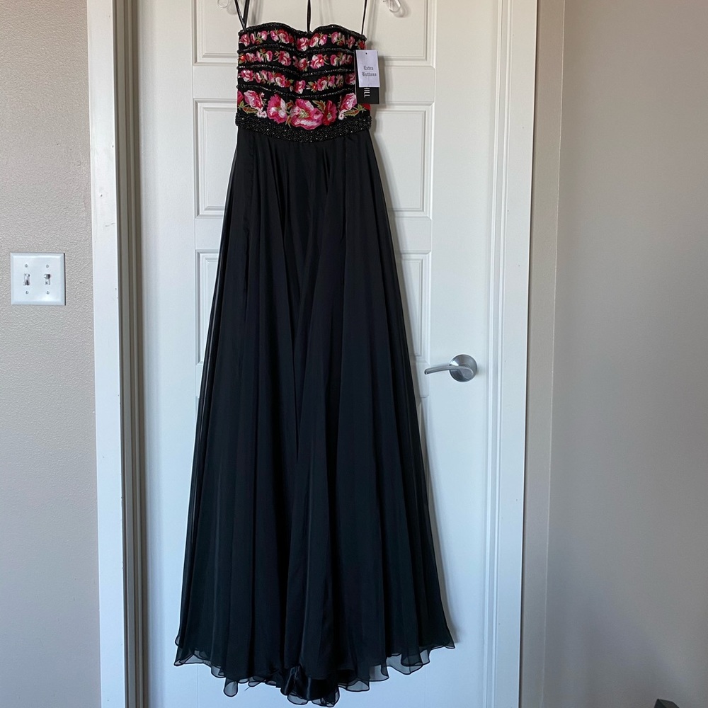 SHERRI HILL Beaded Gown